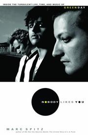 Cover of NOBODY LIKES YOU by Marc Spitz