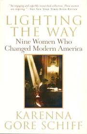 Front cover of Lighting the way by Karenna Gore Schiff