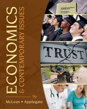 Front cover of Economics And Contemporary Issues by William McLean