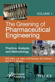 Front cover of Greening Of Pharmaceutical Chemical by Rafiq Islam