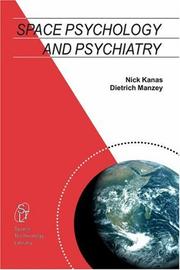 Front cover of Space psychology and psychiatry by Nick Kanas