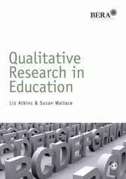 Front cover of Qualitative Research In Education by Liz Atkins