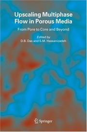 Front cover of Upscaling multiphase flow in porous media by D. B. Das