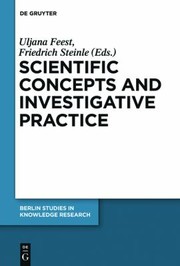 Front cover of Scientific Concepts And Investigative Practice by Friedrich Steinle