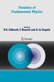 Cover of Frontiers of fundamental physics by B. G. Sidharth