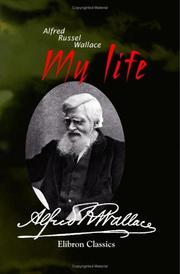 Cover of My life by Alfred Russel Wallace
