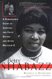 Front cover of Betty Shabazz by Russell J. Rickford