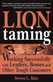 Cover of Lion Taming by Steven L. Katz