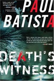 Front cover of Death's Witness by Paul Batista