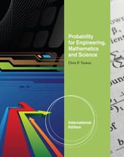 Cover of Probability For Engineering Mathematics And Science by Chris P. Tsokos