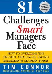 Cover of 81 challenges smart managers face by Tim Connor