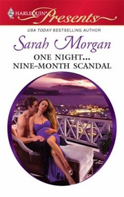 Front cover of One Night...Nine-Month Scandal by Sarah Morgan