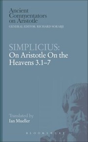 Cover of On Aristotle On The Heavens 317 by Ian Mueller