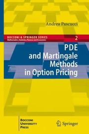 Front cover of Pde And Martingale Methods In Option Pricing by Andrea Pascucci