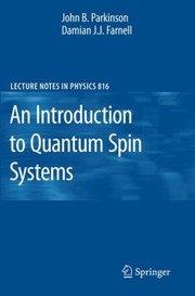 Cover of An Introduction To Quantum Spin Systems by John B. Parkinson