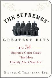 Front cover of The Supremes' Greatest Hits by Michael G. Trachtman