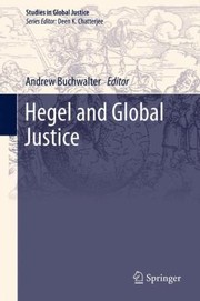 Front cover of Hegel And Global Justice by Andrew Buchwalter