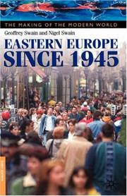 Front cover of EASTERN EUROPE SINCE 1945 by GEOFFREY SWAIN