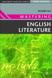 Front cover of Mastering English literature by Gill, Richard