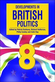 Cover of Developments in British politics 8 by Patrick Dunleavy