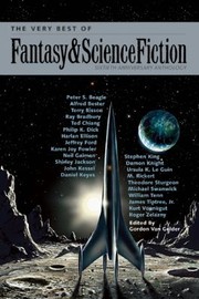 Front cover of The Very Best Of Fantasy Science Fiction 60th Anniversary Anthology by Gordon van Gelder