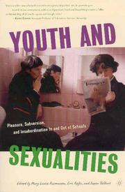 Front cover of Youth and sexualities by Mary Louise Rasmussen
