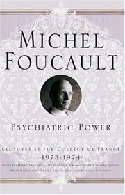 Front cover of Pouvoir psychiatrique by Michel Foucault