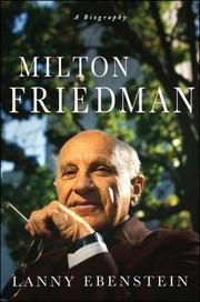 Cover of Milton Friedman by Lanny Ebenstein