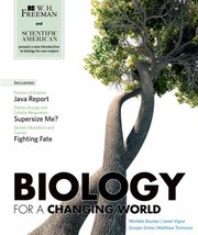 Cover of Biology For A Changing World by Michele Shuster
