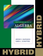 Cover of Intermediate Algebra Hybrid by Karen L. Schwitters