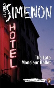 Cover of M. Gallet décédé by Georges Simenon