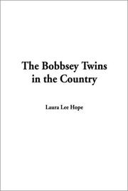 Front cover of Bobbsey Twins in the Country, The by Laura Lee Hope