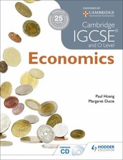 Front cover of Cambridge Igcse And O Level Economics by Paul Hoang