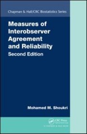 Front cover of Measures Of Interobserver Agreement And Reliability by M. M. Shoukri