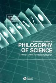 Front cover of Contemporary debates in philosophy of science by Unknown