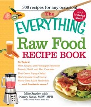 Front cover of The Everything Raw Food Recipe Book by Mike Snyder
