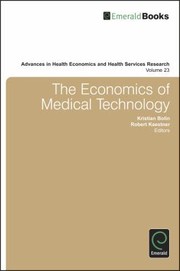 Front cover of Economics Of Medical Technology by Robert Kaestner
