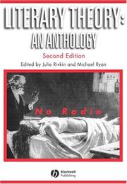 Front cover of Literary theory by Julie Rivkin
