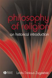 Cover of Philosophy of Religion by Linda Zagzebski