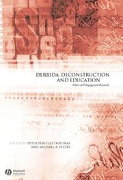 Front cover of Derrida, Deconstruction and Education by Michael Peters