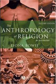 Cover of The Anthropology of Religion by Fiona Bowie