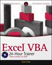 Cover of Excel VBA 24-Hour Trainer by Tom Urtis