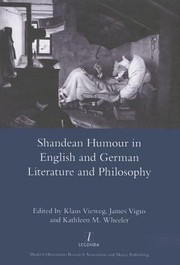 Cover of Shandean Humour In English And German Literature And Philosophy by Klaus Vieweg