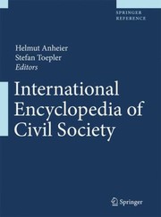 Front cover of International Encyclopedia Of Civil Society by Stefan Toepler