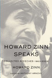 Front cover of Howard Zinn Speaks by Howard Zinn