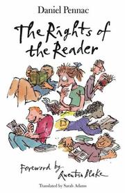 Front cover of The rights of the reader by Daniel Pennac