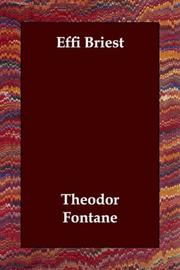 Cover of Effi Briest by Theodor Fontane