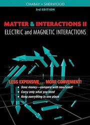 Front cover of Matter and Interactions Volume II by Ruth W. Chabay