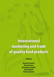 Front cover of International Marketing And Trade Of Quality Food Products by Maurizio Canavari