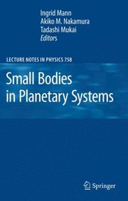 Cover of Small Bodies In Planetary Systems by A. M. Nakamura